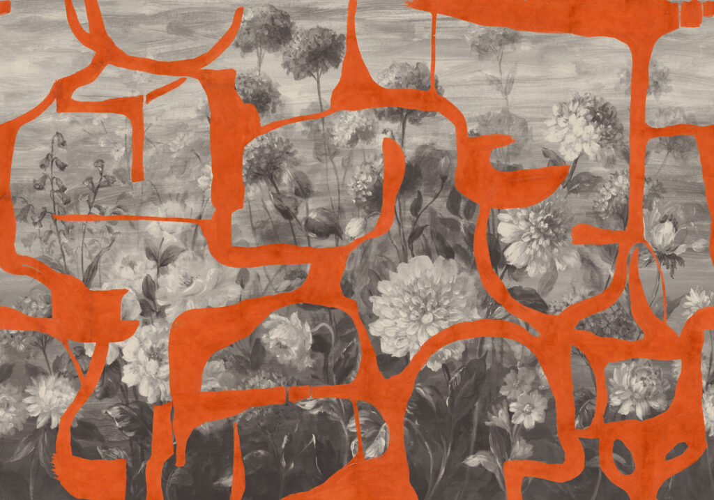 Prehistoric Flowers Orange – Tres Tintas